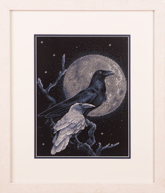 Набор для вышивания «Ворон черный, ворон белый» — картинка 3