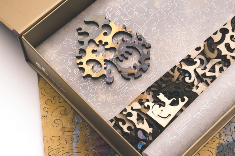 Деревянные пазлы DAVICI «Вид Мурнау» В.В.Кандинского — картинка 7