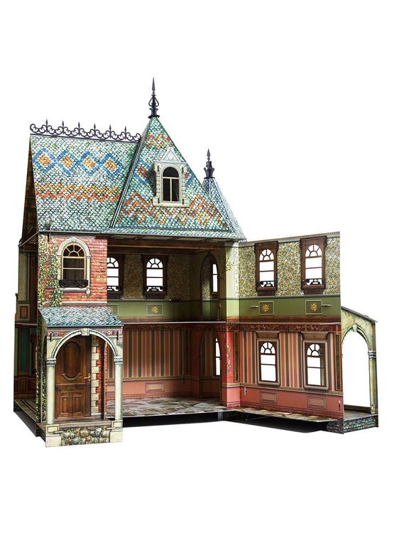 Сборная модель из картона «Кукольный Дом» — картинка 2