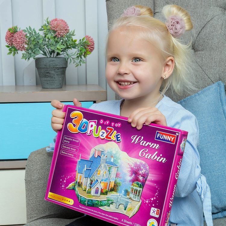 3D пазл Теплый дом — картинка 2