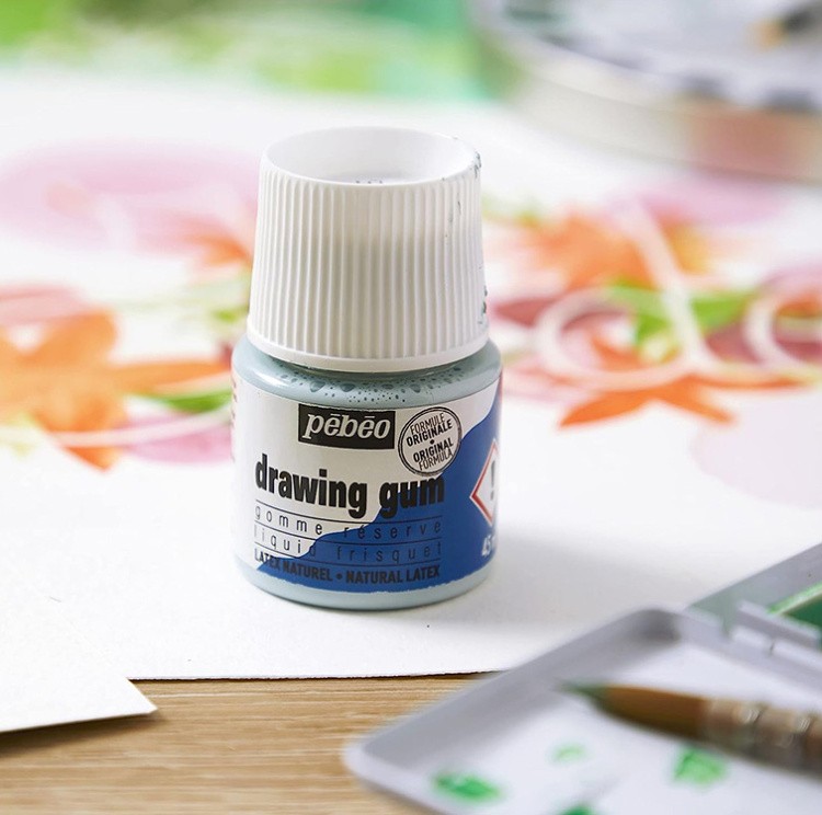 Маскирующая жидкость Drawing gum, 45 мл, PEBEO — картинка 5