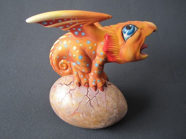 Фигурка для раскрашивания «Дракон-крикун» — картинка 4