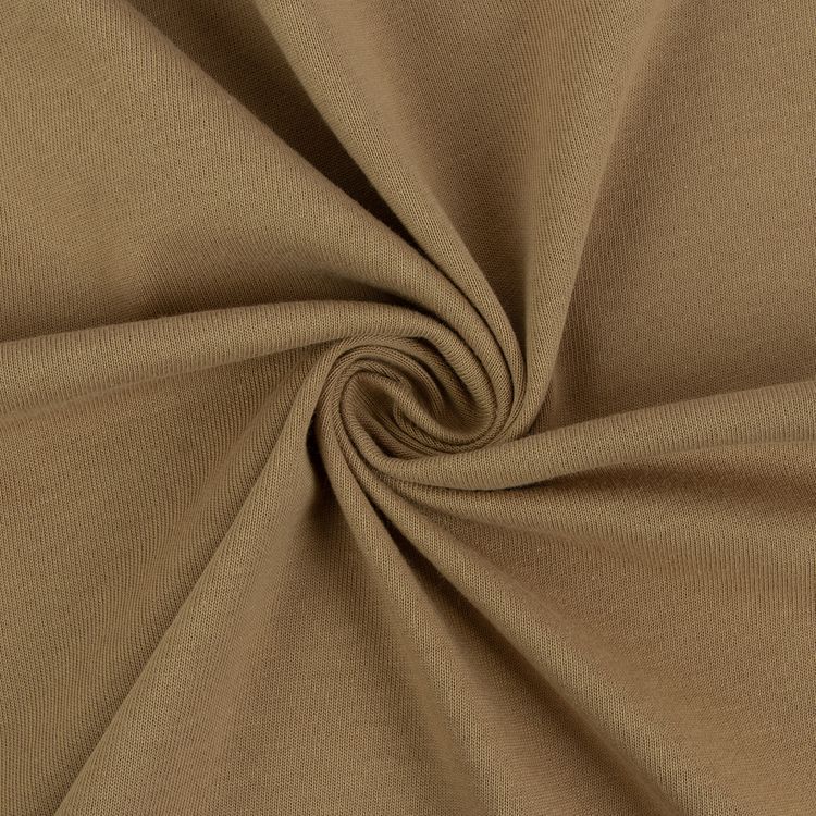 Трикотаж кукольный, 50x55 см, 225 г/м2, 100% хлопок, цвет: №08 светло-коричневый, Peppy — картинка 2