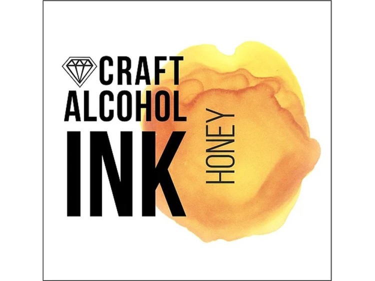 Алкогольные чернила медовые (Honey) 20 мл, Craft Alcohol INK — картинка 2