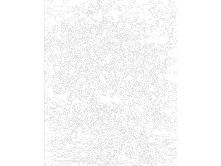 Картина по номерам «Белые розы» — картинка 3