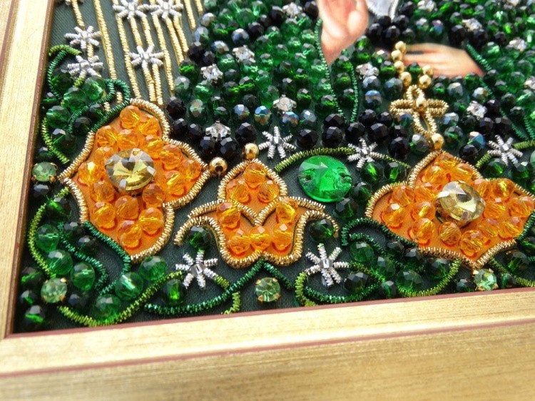 Набор вышивки хрустальными камнями «Святая Матрона Московская» — картинка 7