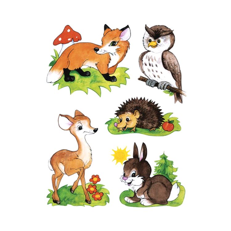 Украшение для окон и стекла «Забавные зверюшки 3» — картинка 2