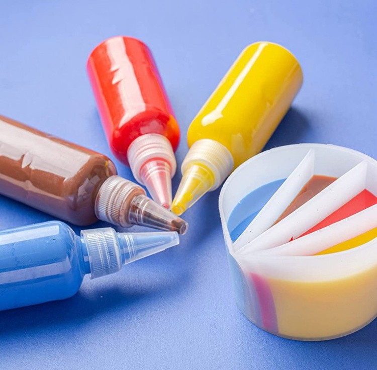 Силиконовый стаканчик для Флюид Арт, 5 секций, Epoxy Master — картинка 2