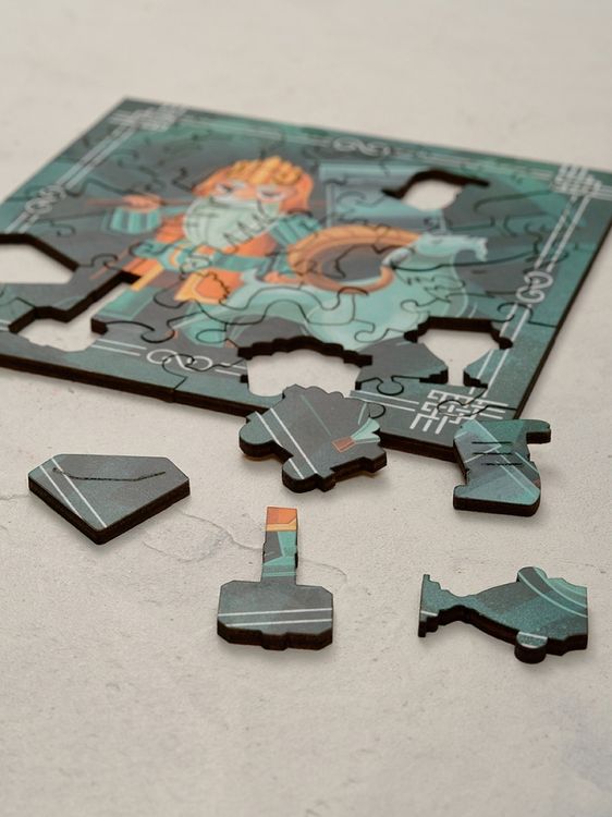 Интерактивные деревянные пазлы Mr.Puzz «Горный Король» — картинка 3