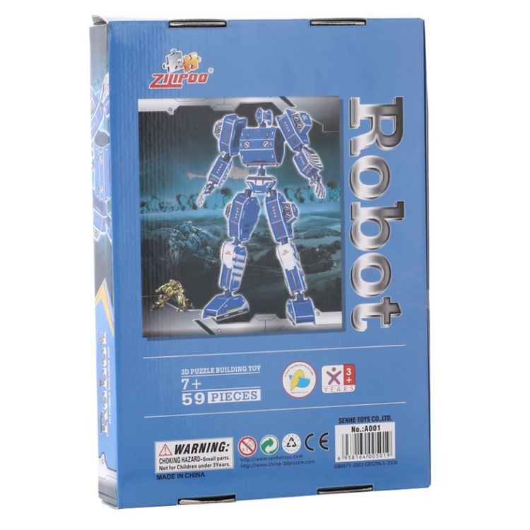 3D-пазлы «Робот. Титан», ZILIPOO — картинка 3