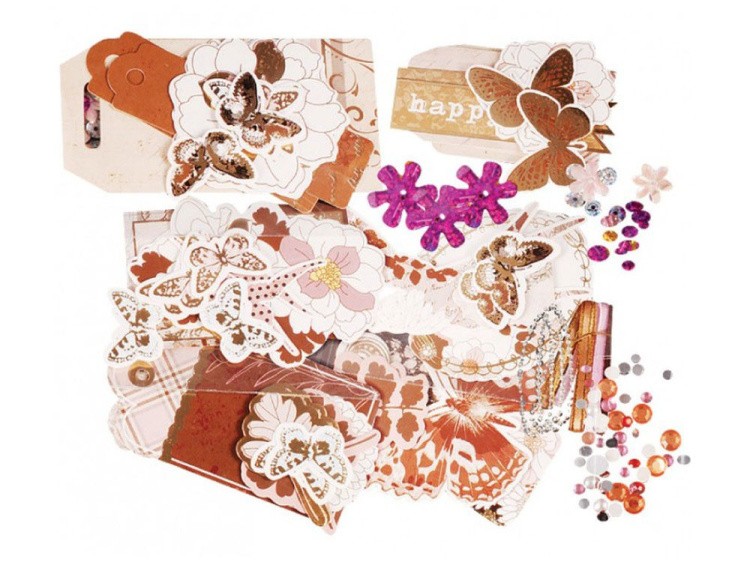 Набор из 12-ти открыток «В розовых тонах» — картинка 2