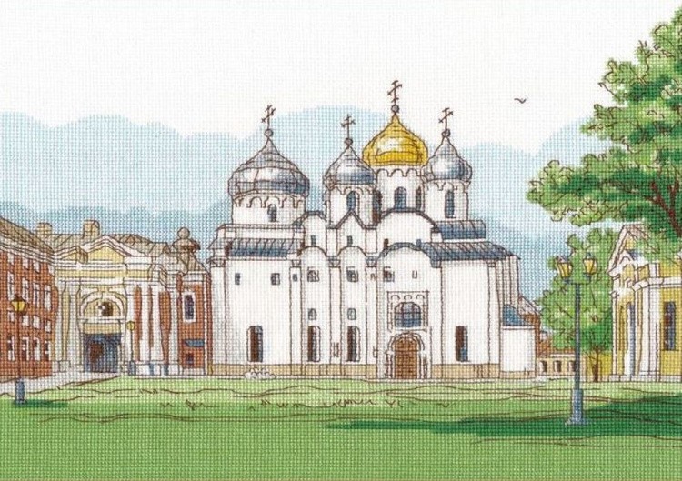 Набор для вышивания «Софийский собор. Великий Новгород»
