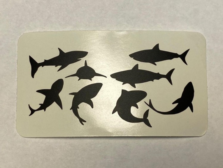 №902 Наклейка (Черные) Sticker, Art Blong — картинка 2