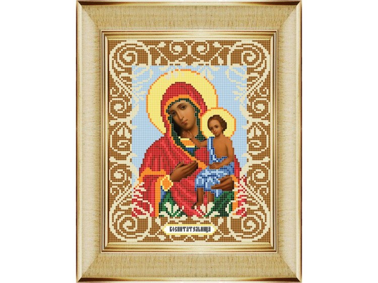 Рисунок на ткани «Богородица Воспитательница» — картинка 2
