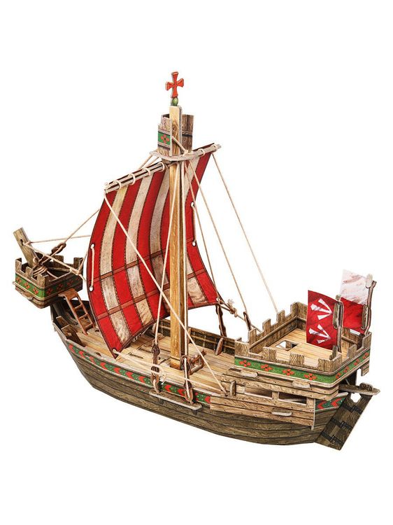 Сборная модель из картона «Ганзейский Когг» — картинка 3