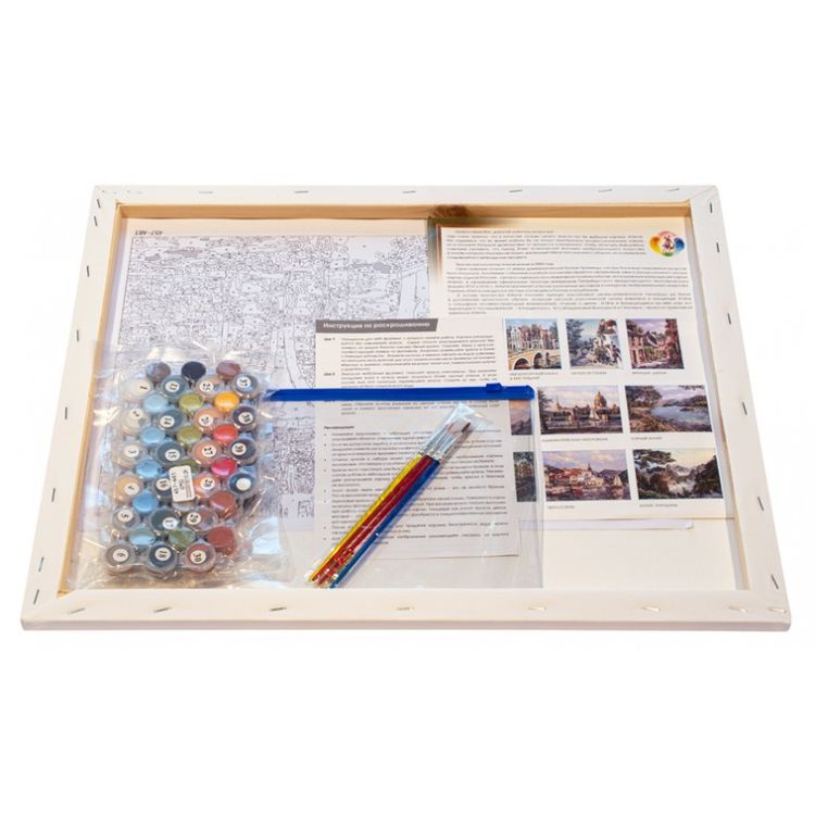 Картина по номерам «Императорский канал в Амстердаме» — картинка 3