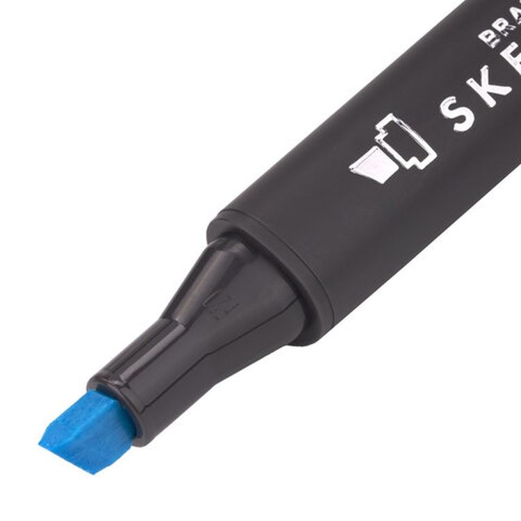 Маркер для скетчинга двусторонний 1 мм - 6 мм BRAUBERG ART CLASSIC, цвет: пастельный голубой — картинка 3