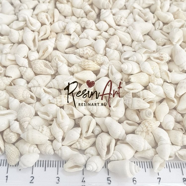 Ракушки Nessa White, 100 мл, ResinArt