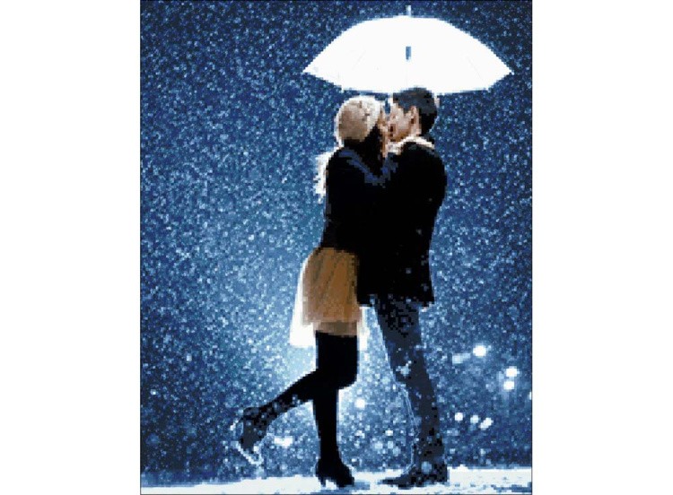 Алмазная вышивка «Первый снег» — картинка 2