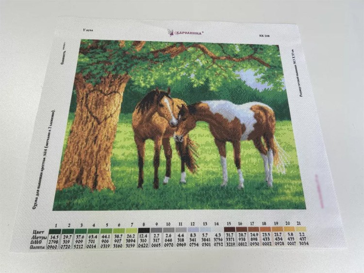 Рисунок на ткани «У дуба» — картинка 2