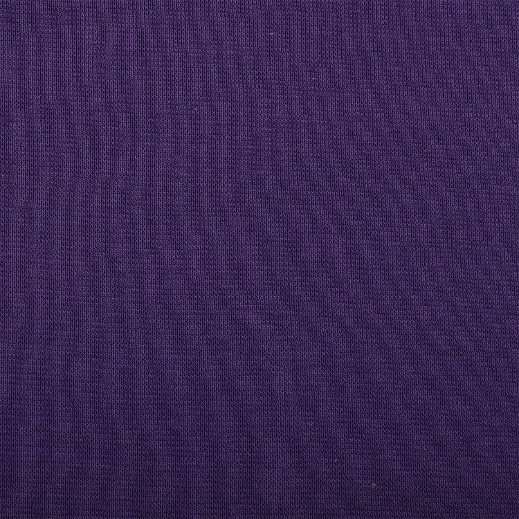 Ткань трикотаж Рибана с лайкрой, 3 м, ширина 80-90 см, 215 г/м2, опененд, цвет: фиалка, TBY — картинка 3