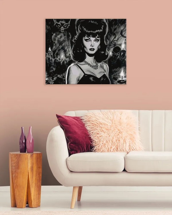 Картина по номерам «Эльвира, повелительница тьмы» — картинка 3