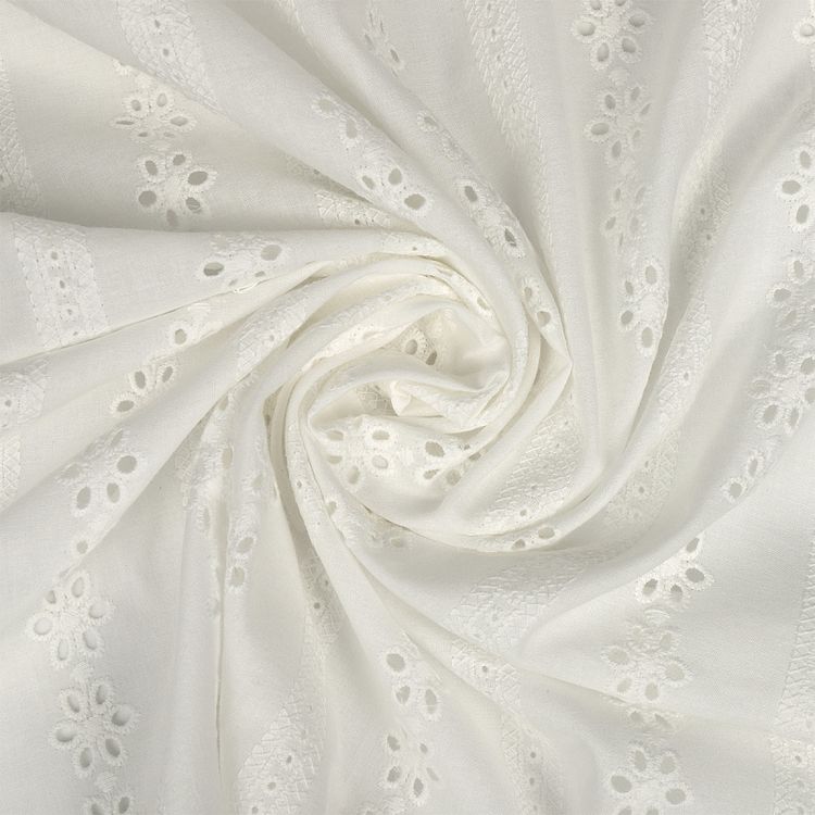 Ткань Шитье, 3 м x 150 см, 100 г/м², цвет: белый, TBY