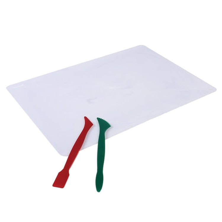 Доска для лепки А5, 205х150 мм, СТАММ, белая, 2 стека — картинка 2