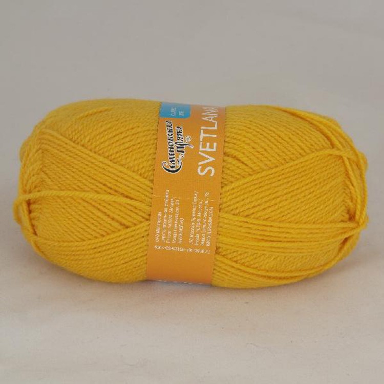 Пряжа Семеновская Svetlana (216), канарейка 5 шт. по 100 г — картинка 2