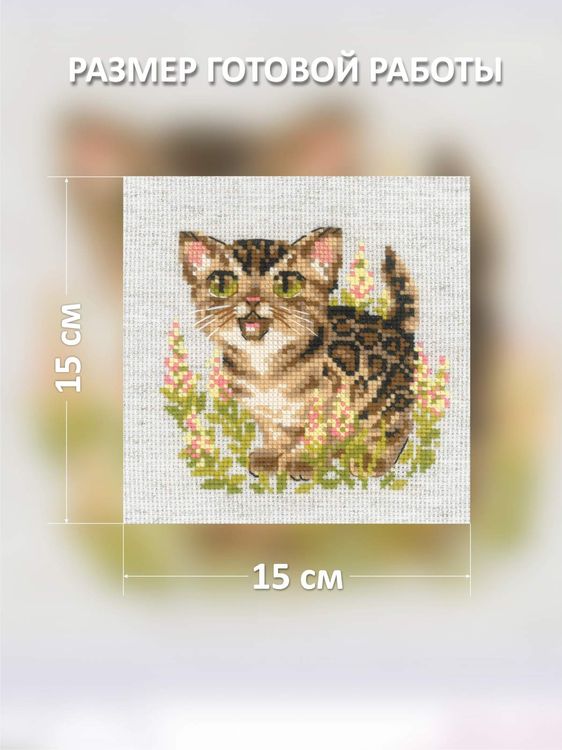 Набор для вышивания «Бенгальский котёнок» — картинка 2