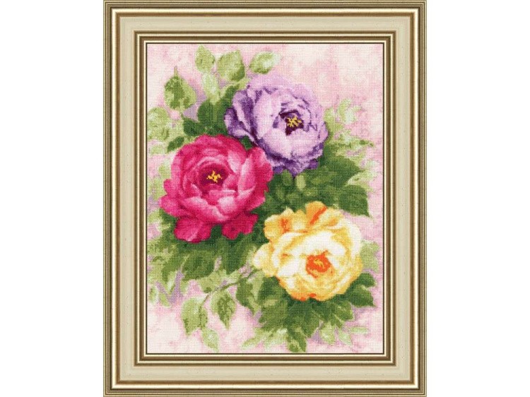 Набор для вышивания «Шелковые пионы» — картинка 2