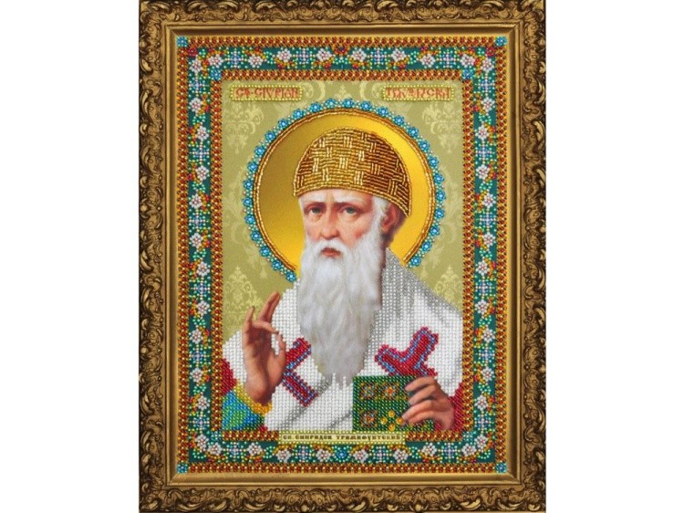 Набор для вышивания бисером «Икона Святителя Спиридона Тримифунтского»