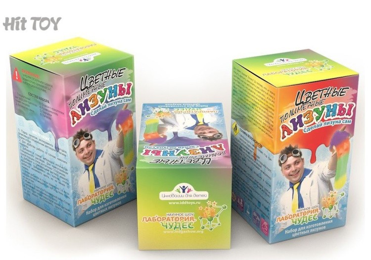 Набор Юный химик «Цветные полимерные лизуны» — картинка 2