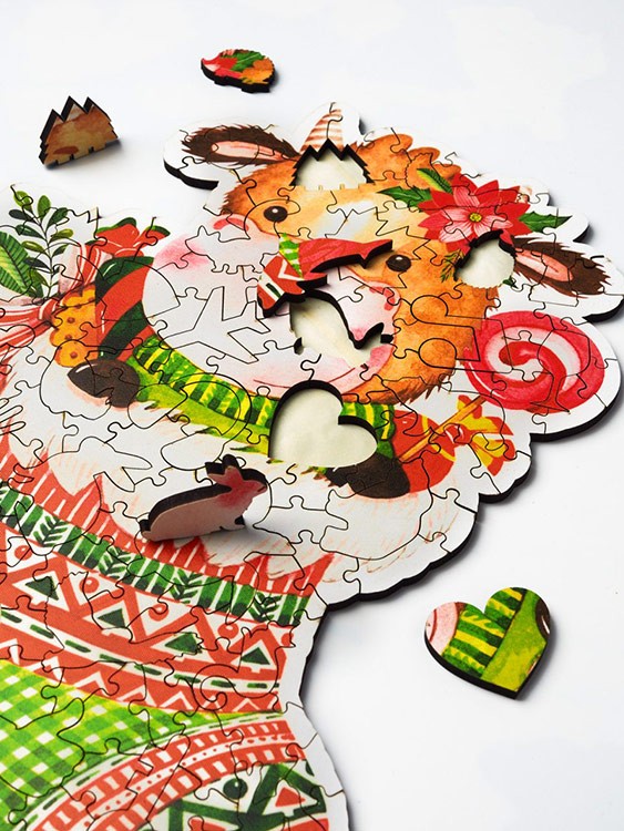 Деревянные пазлы Артвентура «Скоро праздник!» — картинка 2