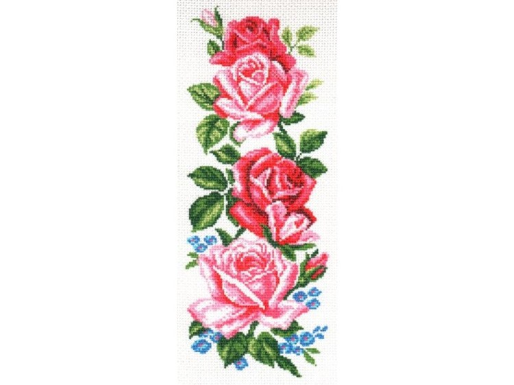 Рисунок на канве «Нежные розы»