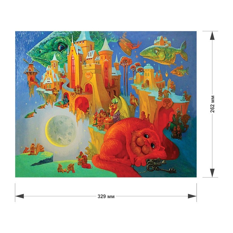 Деревянные пазлы DAVICI «Небесный почтальон» — картинка 2