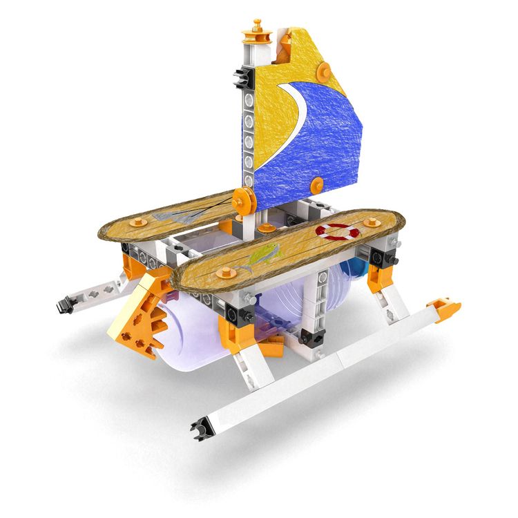 Пластиковый конструктор «Подводная лодка», Поделкин & Engino — картинка 4