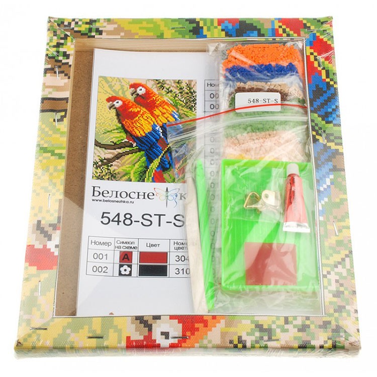 Алмазная вышивка «Попугаи» — картинка 3