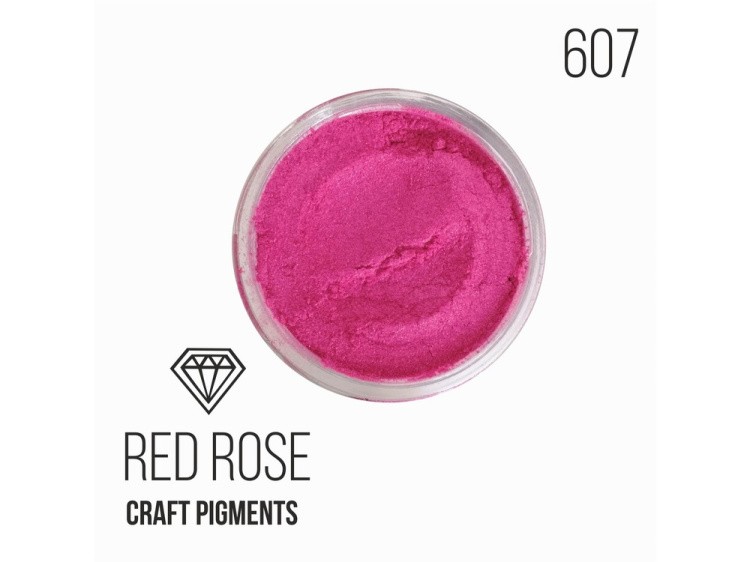 Пигмент минеральный красная роза (Red Rose) 25 мл, CraftPigments