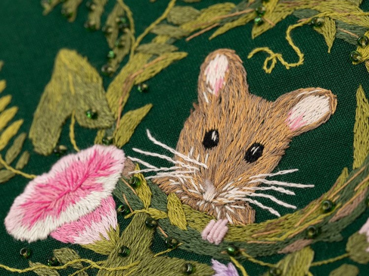 Набор для вышивания «Мышонок в горошке» — картинка 3