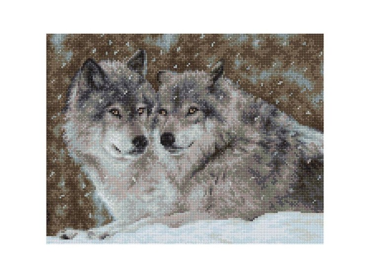 Набор для вышивания «Два волка»