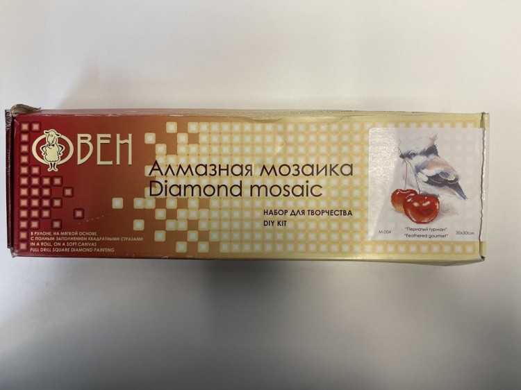 УЦЕНКА. Алмазная вышивка «Пернатый гурман» (помята коробка) — картинка 2