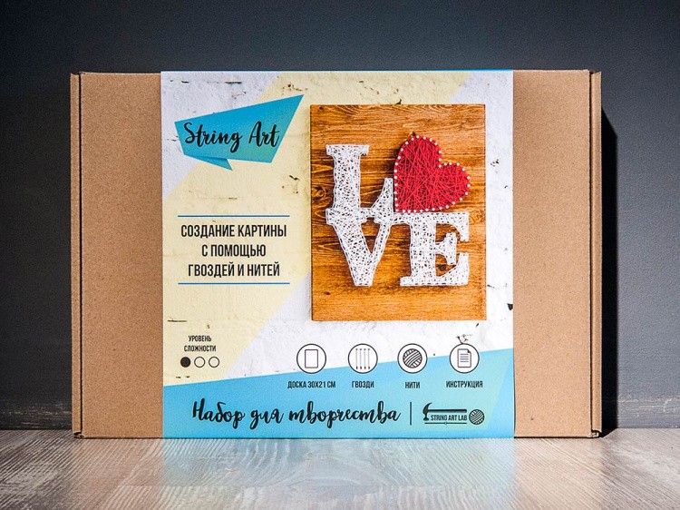 Набор для творчества STRING ART «Love» — картинка 2