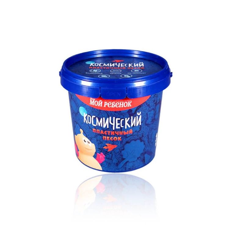 Космический пластичный песок Жёлтый 1 кг — картинка 8