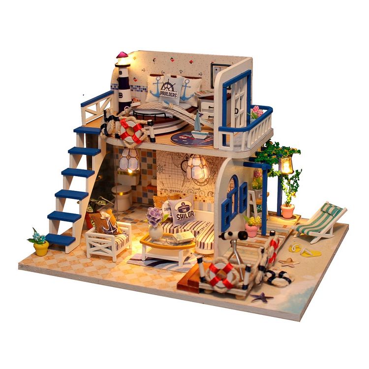 Сборная модель Румбокс. Миниатюрная комната «Домик у моря» — картинка 2