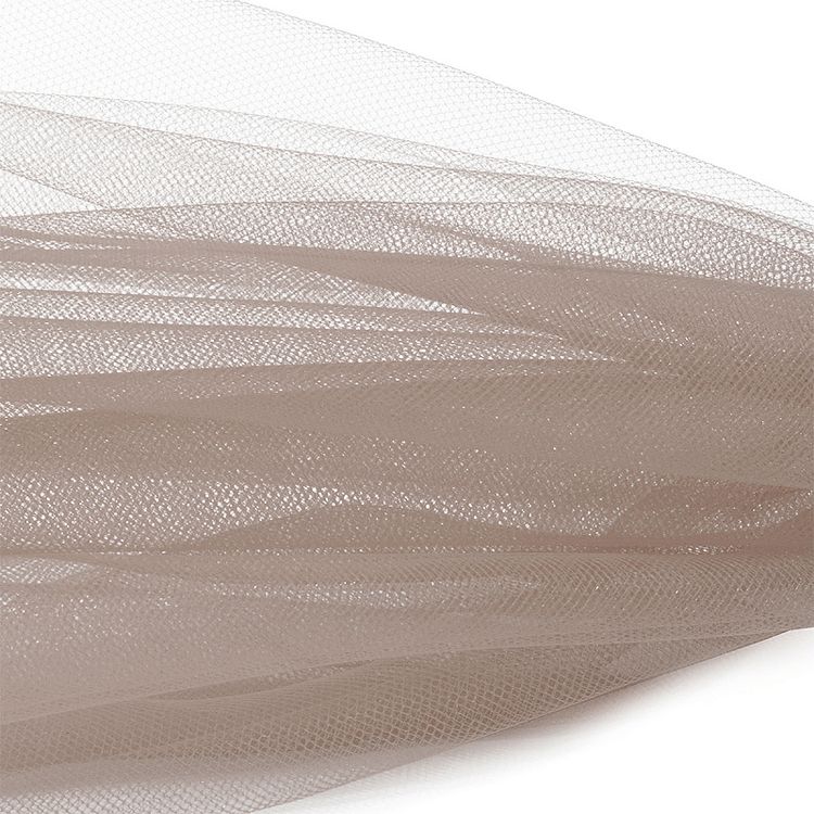 Еврофатин мягкий матовый Hayal Tulle, 5 м, ширина 300 см, 100% полиэстер цвет: бежевый, Hayal — картинка 2