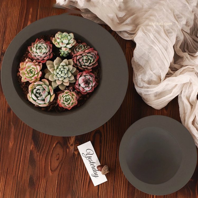 Силиконовый молд - Чаша/ваза, d23x6,9см, 1 шт. — картинка 2