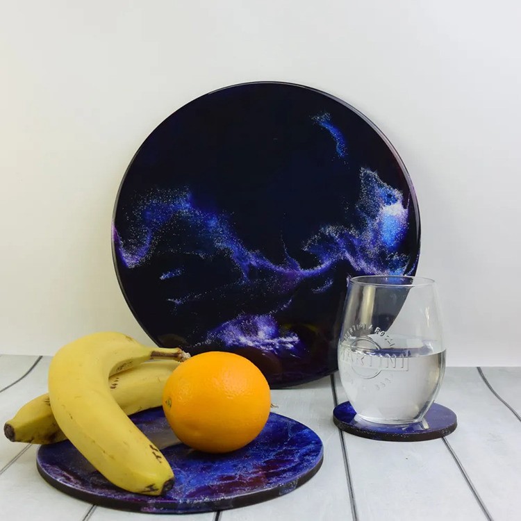 Универсальная эпоксидная смола для рисования AquaGlass GEL 1500 грамм, RU-SMOLA — картинка 12