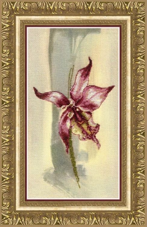 Набор для вышивания «Лиловая орхидея»