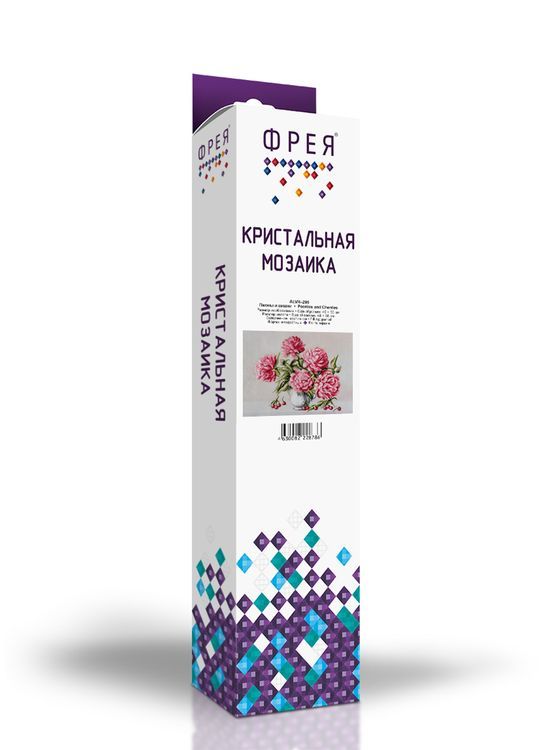 Алмазная вышивка «Пионы и вишни» — картинка 2